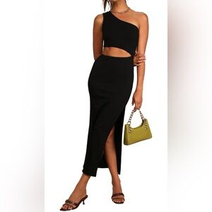 Pink Queen Women's Sexy Cutout Body-con Dress S